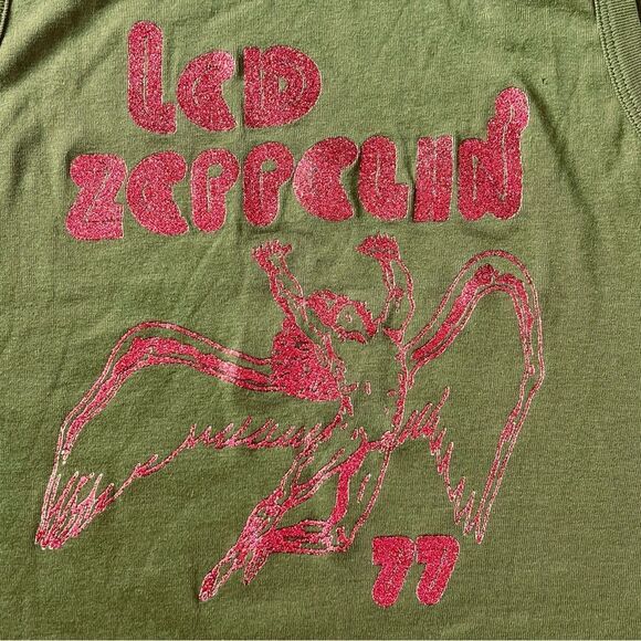 Daydreamer Led Zeppelin Icarus 77 Shrunken Tank in Garden Green. XL. NWOT! - Picture 8 of 14